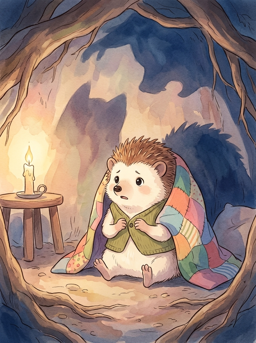 Pip and the Beautiful Dark — Soft Anime AI picture book by qcrao